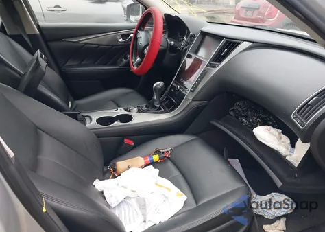 2017 Infiniti Q50 3.0T Premium z USA, uszkodzony, nr VIN JN1EV7AP6HM733933